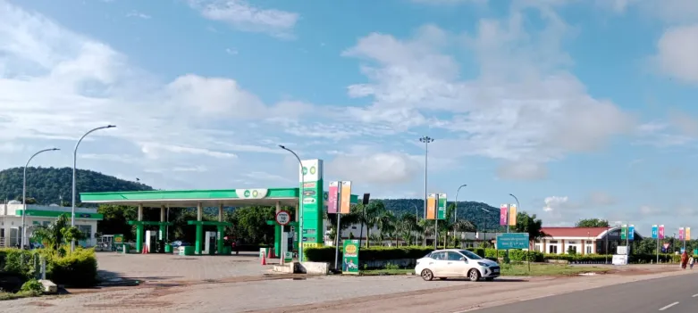 Shahbad wayside amenities with petrol pump on NH 27